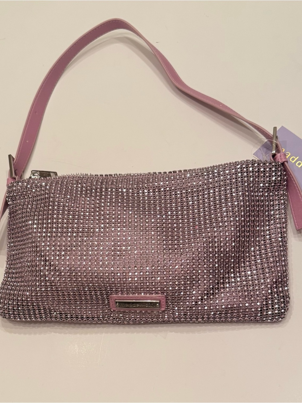 Brand New: Madden Girl Lavender Rhinestone Shoulder Bag